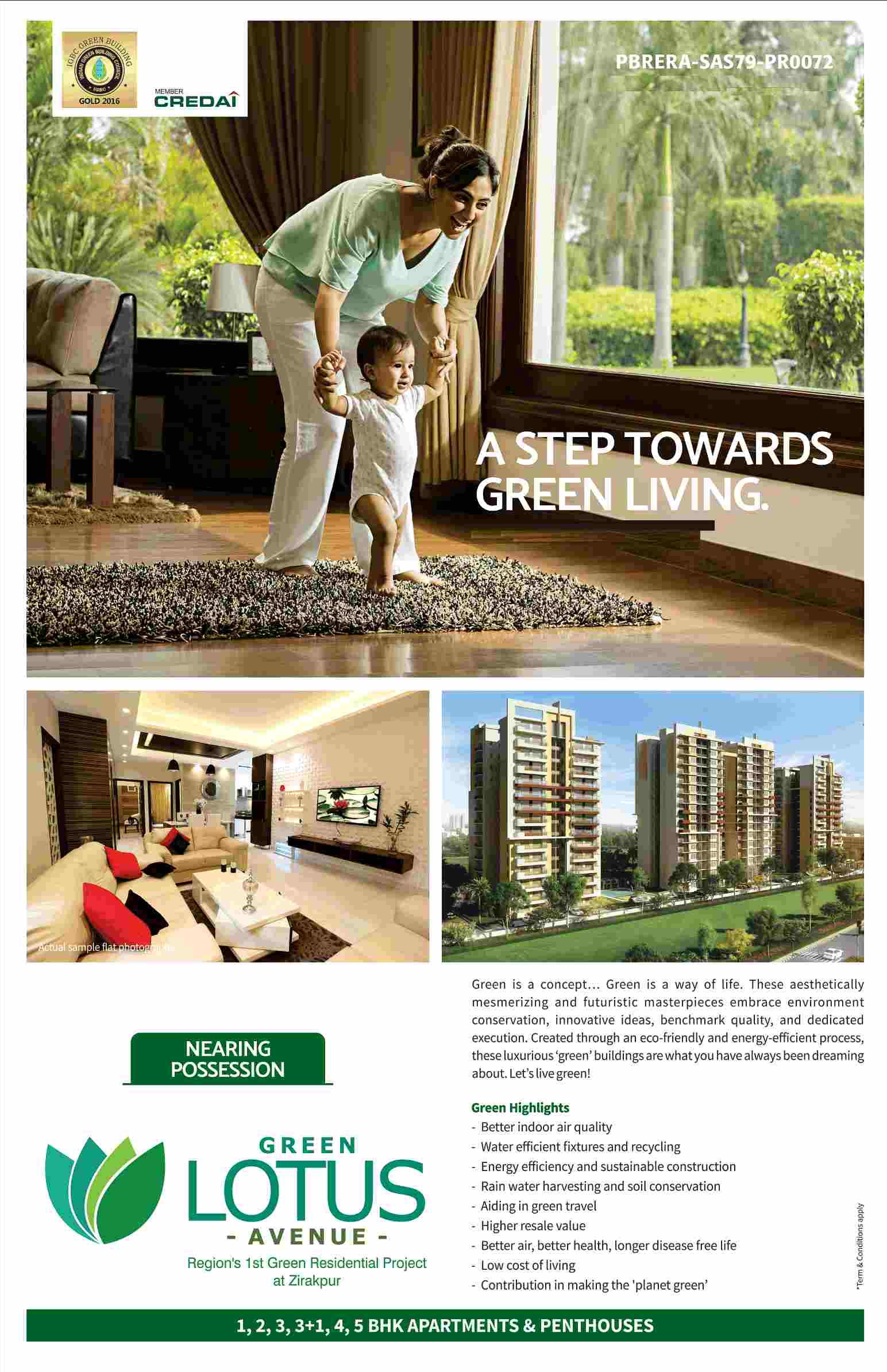 Maya Green Lotus Avenue nearing possession in Zirakpur